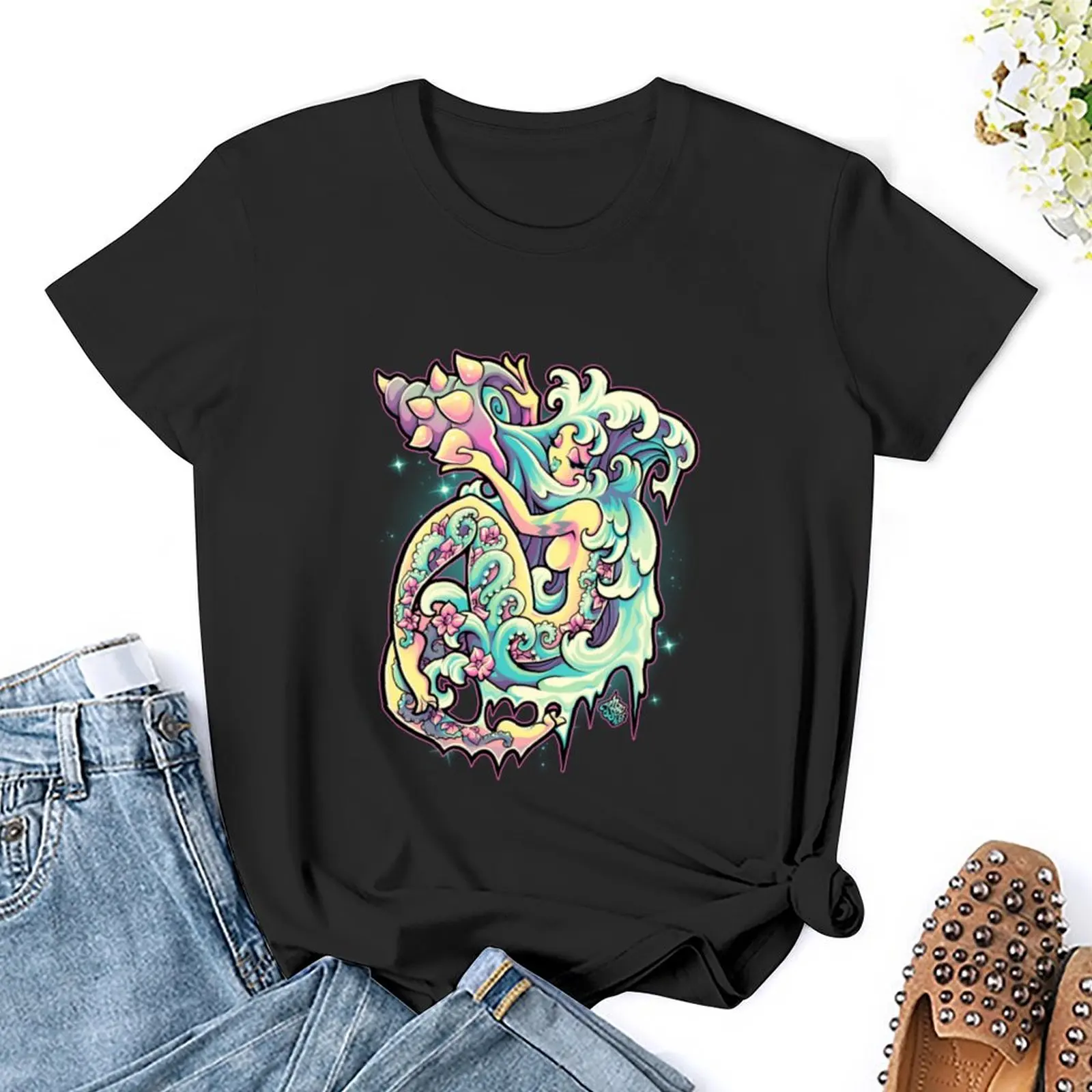 Copia della maglietta del cancro dello zodiaco grafica vestiti anime vestiti estetici vestiti hippie top da donna