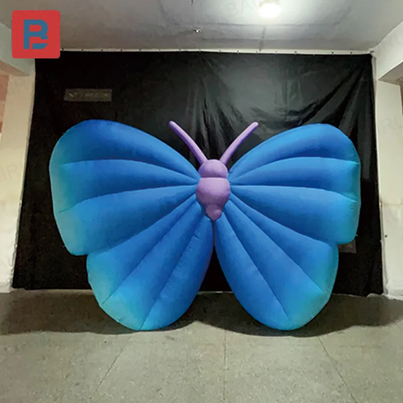

Inflatable butterfly, animal-shaped air model, with blower, for outdoor mall decoration, can be hung