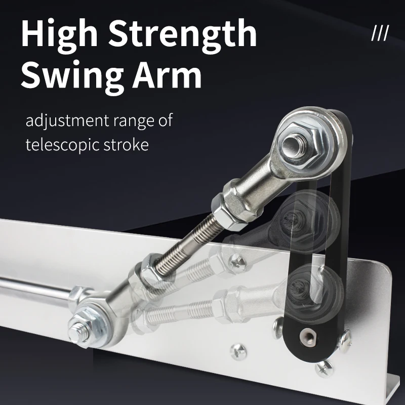 3XLR 선형 액추에이터 흡입 컵이 있는 왕복 사이클 3-12cm/2-8cm 스트로크 DC 무음 텔레스코픽 메커니즘 모터