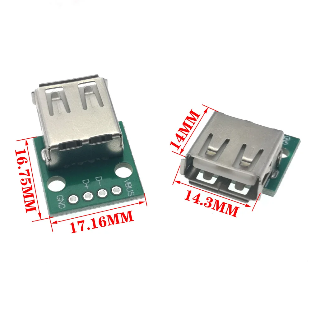 

10PCS MICRO USB 2.0/3.0 MINI Jack pcb board DIY direct plug-in soldered male female Power socket interface Connection adapter