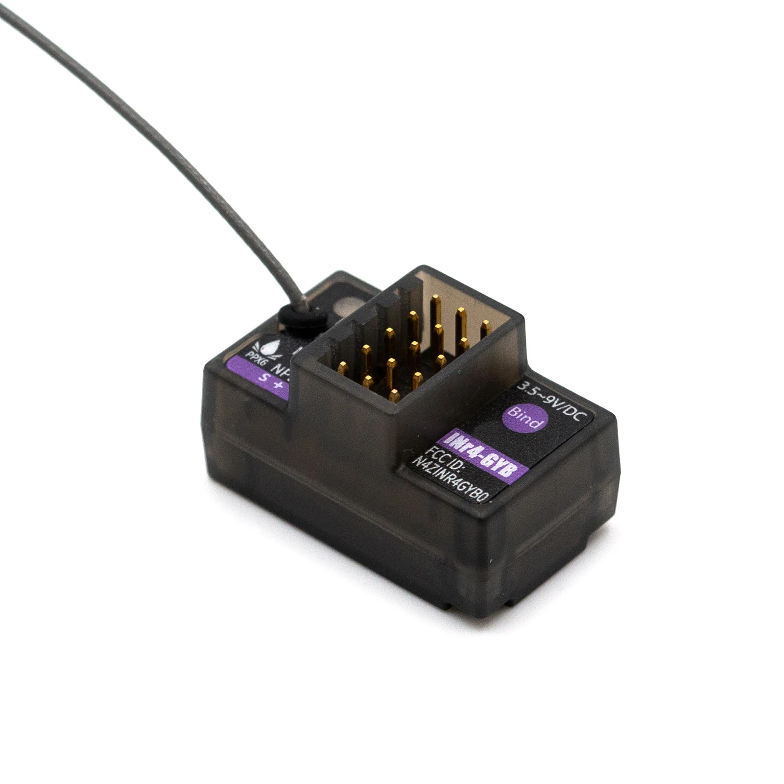 Flysky controle remoto nobre nb4 giroscópio receptor 4 canais inr4 gyb, para flysky nb4, nobre lite, nobre pro transmissor de rádio afhds