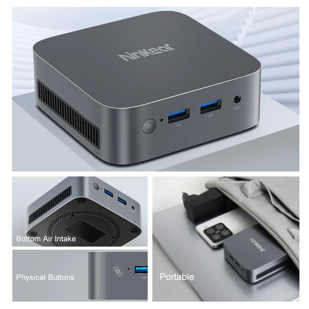 Ninkear MBOX 11 Mini PC Intel Twin Lake N150 4 Cores Max 3.6GHz