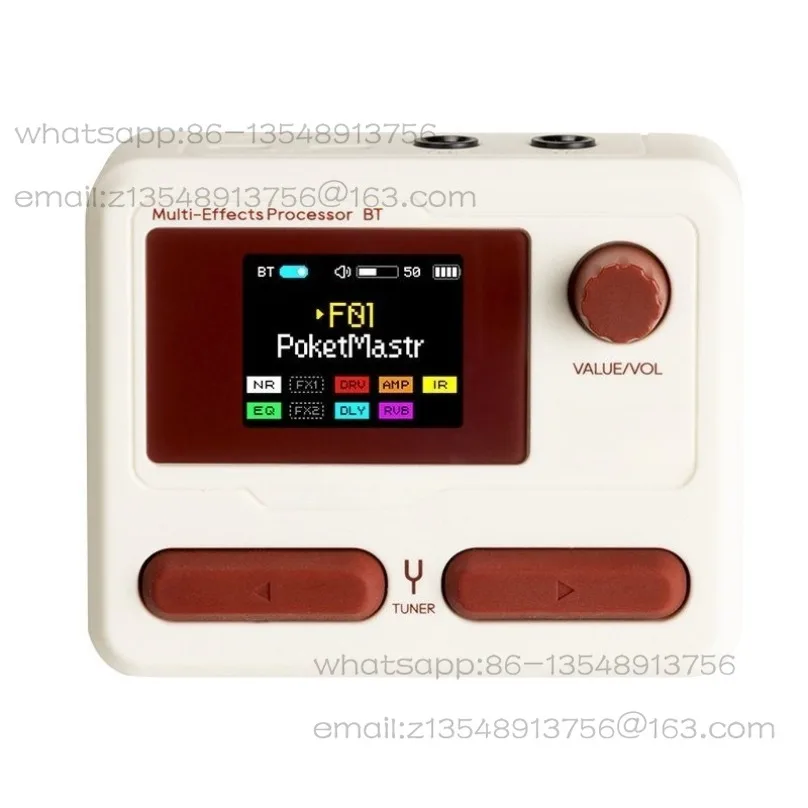 

Электрогитара с комплексными эффектами, портативная, с Bluetooth, драм-машина, функция записи, IR-память