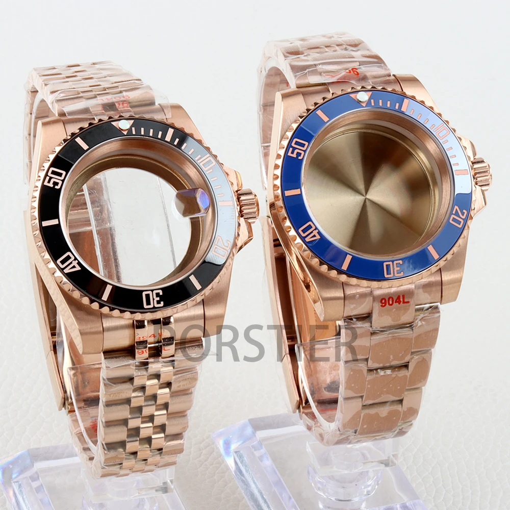 dive-pvd-rose-gold-nh35-watch-case-for-sub-seiko-nh34-nh35-nh36-nh38-movement-285mm-dial-sapphire-glass-jubilee-oyster-bracelet