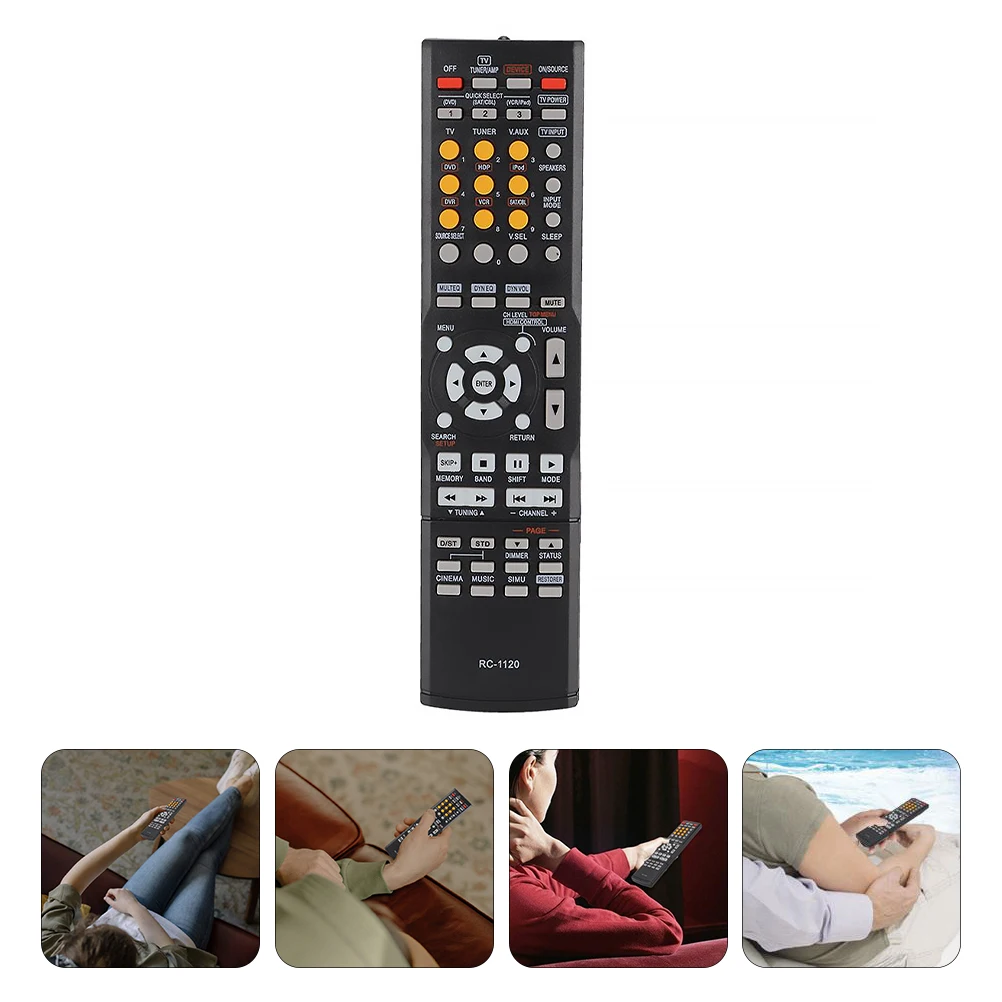

Universal Remote Control Replacement Receiver Accessory Wireless Infrared ABS Long Range Low Big Button Fine