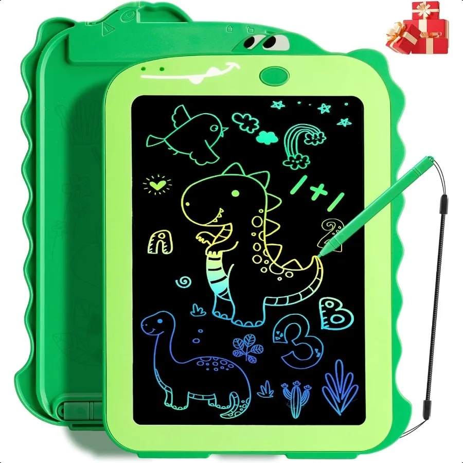 

LCD Writing Tablet for Colorful Toddlers Toys Drawing Board Educational Kid Toys Doodle Pad Dinosaur Toys for 2 3 4 5 6 7 8 Yea