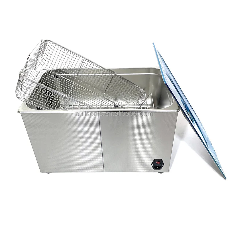 Desktop Stainless Steel Ultrasonic Cleaner 10L 2.64 Gal 240 W & 360 W Digital Control Semiwaves & Full-wave Work Alternately