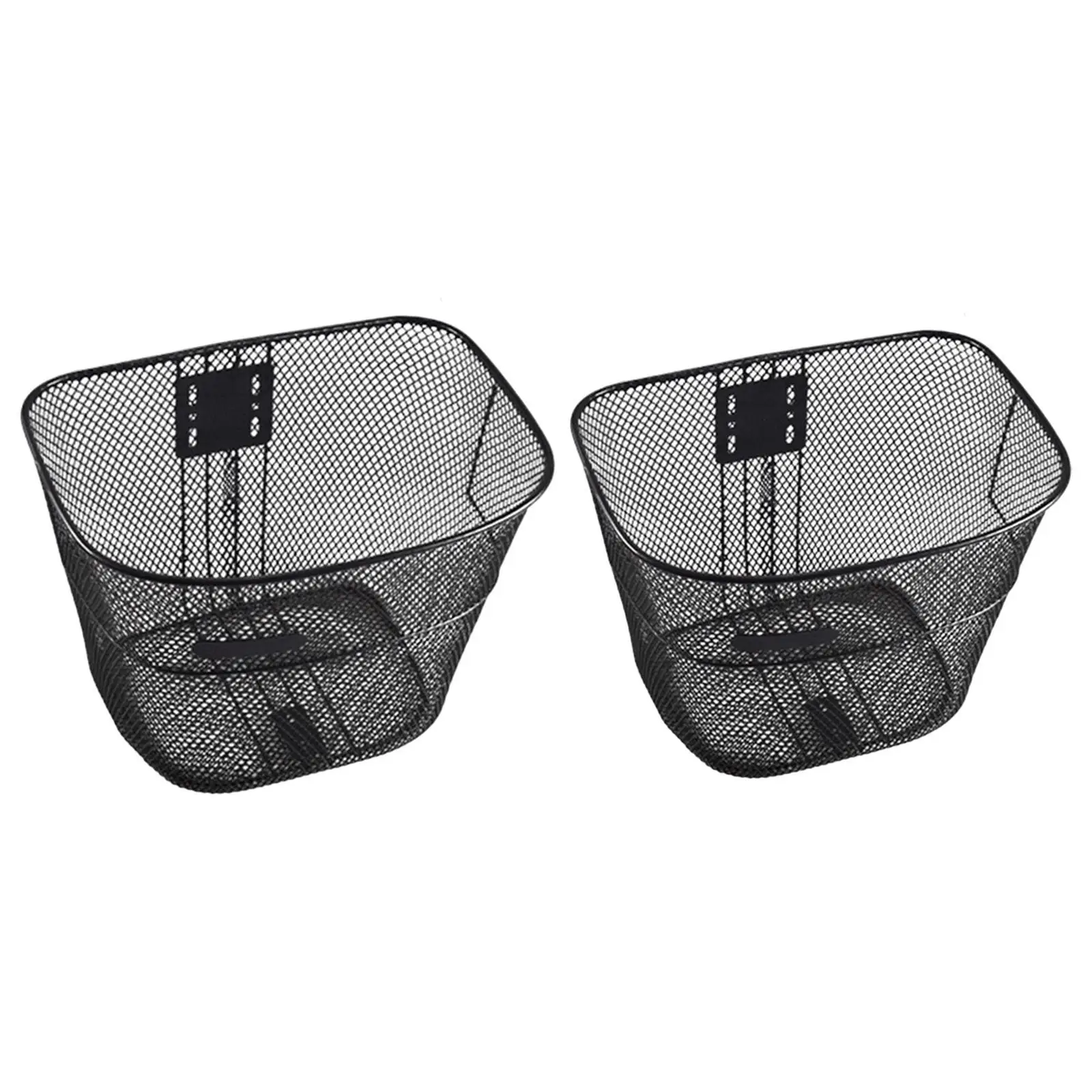 Bicycle Basket Portable Heavy Duty Metal Mesh Lightweight Sundries Carrying for Outdoor Commuting Shopping Bicycling Camping