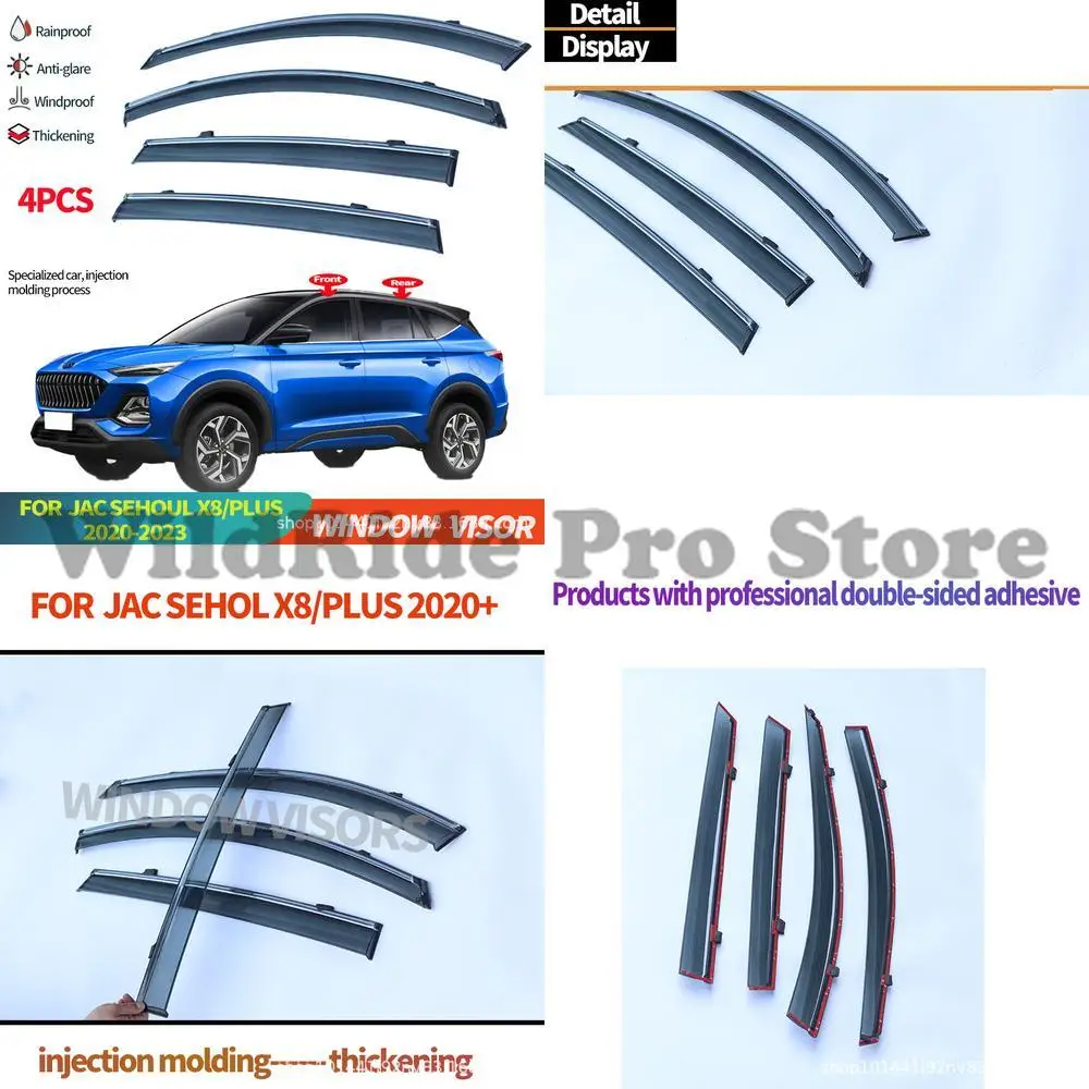 

1 set For JAC Sehol X8 Window Visor Rain Shield Car Window Sun Shade