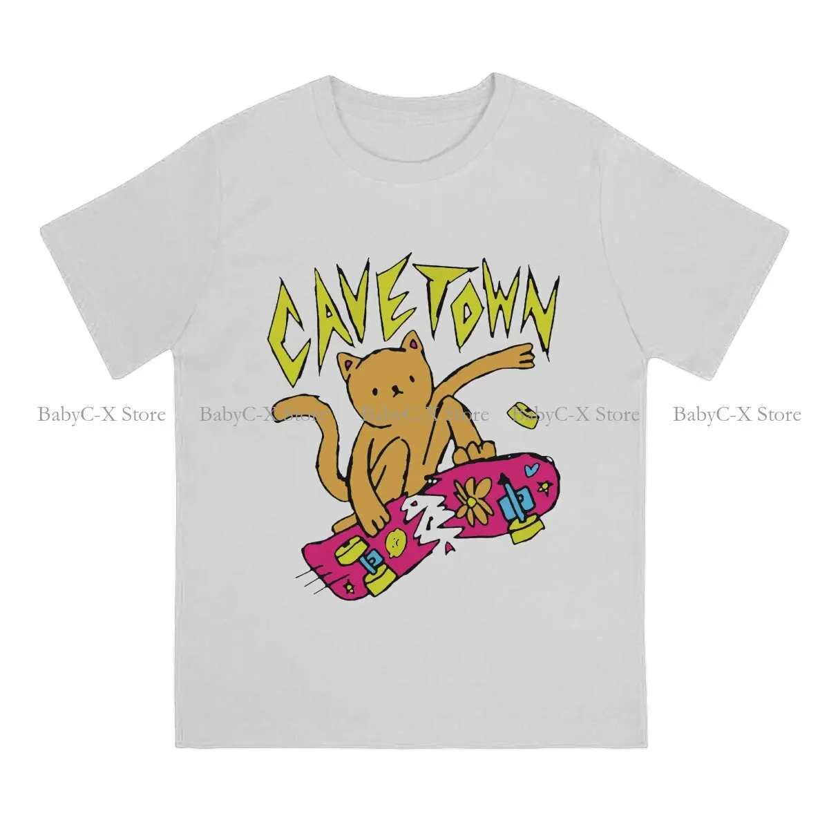 Cat Newest Polyester TShirts Cavetown Lemon Boy England Singer Musician Men Graphic Tops T Shirt O Neck