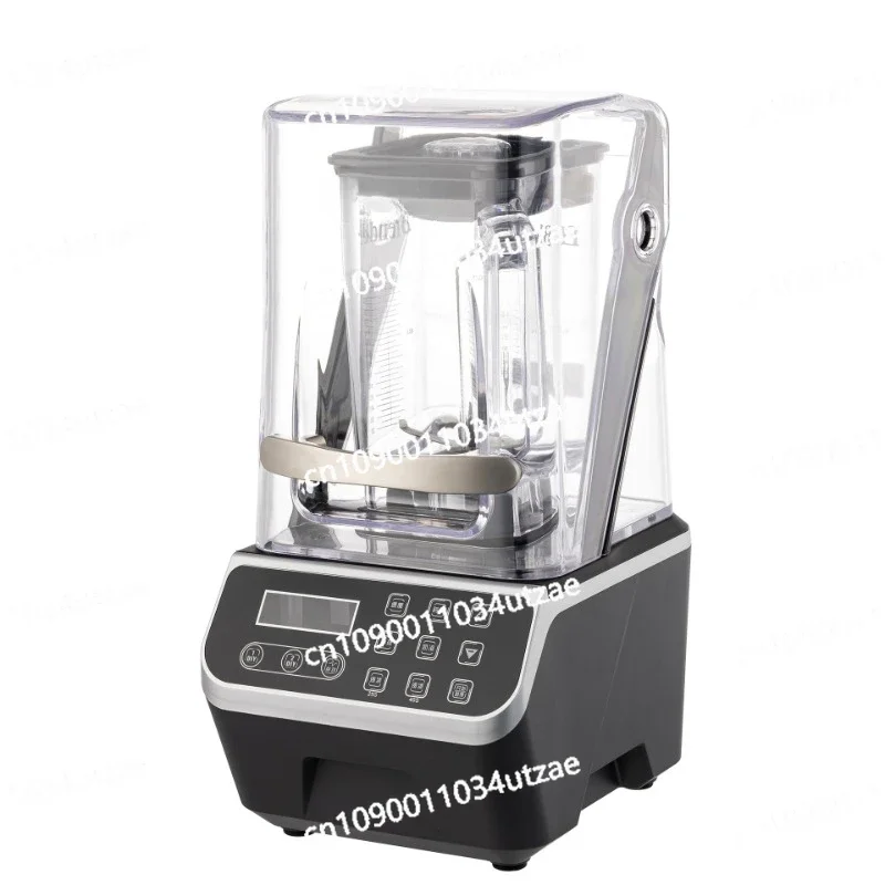 Multifunctional Commercial Mute Smoothie Machine with Cover Juicing Grinder Household High-power Sound Insulation Wall Breaker