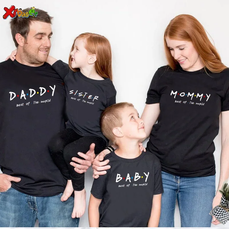 

Matching Shirts Family Tshirts Outfits Gift Birthday Shirt Custom Name Kids Clothing Outfit Children Family Matching Clothes Boy