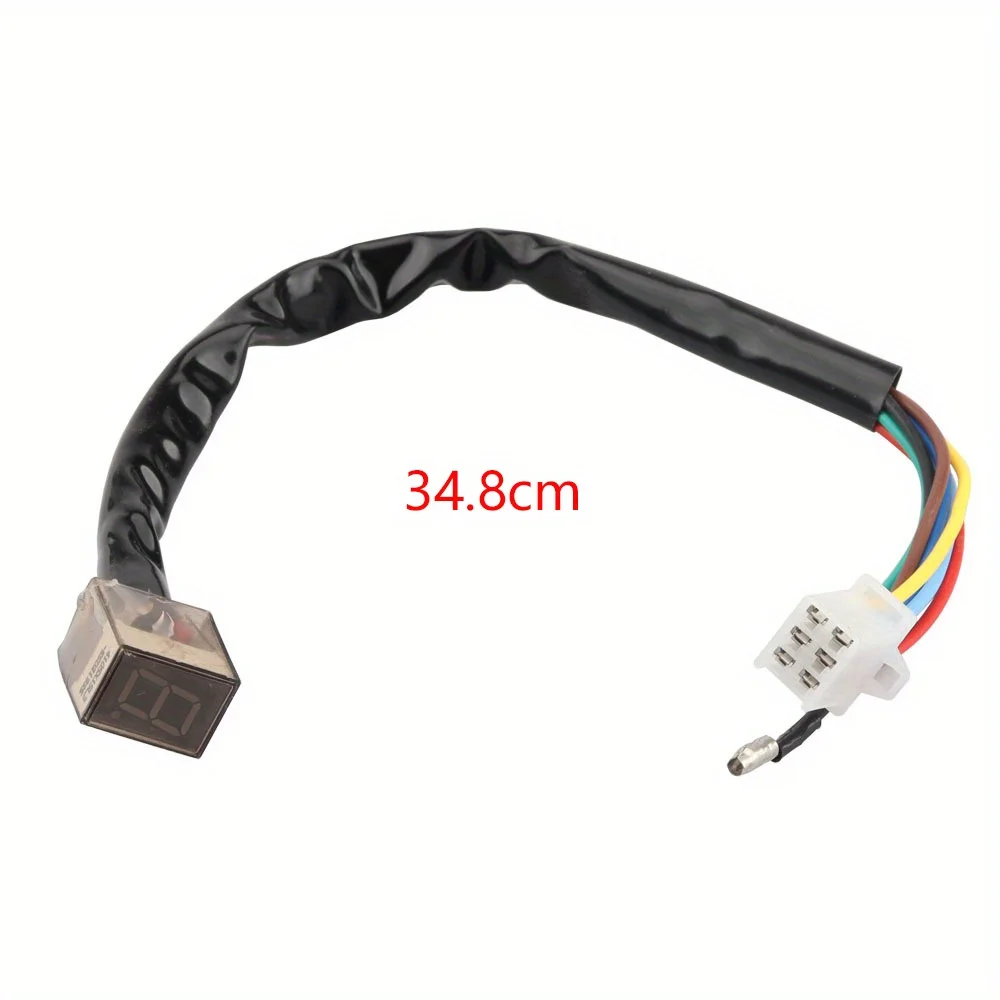 1 PC LED Universal Digital Gear Indicator Speedometer Indicator Motorcycle Display Gear Shift Lever Display Shift Lever Sensor