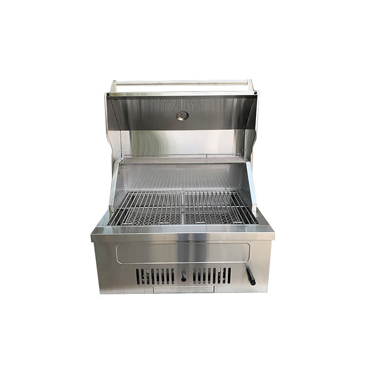Luxury Outdoor Kitchen 8mm Cast Iron Grate 304 Stainless Steel Gas Grill Oxygen Depletion Safety Device Easily