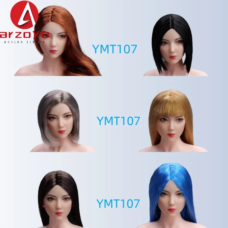 

YMTOYS YMT107 1/6 Menglu Movable Eyes Pale Head Sculpt Carving Model Fit 12'' TBL PH Female Soldier Action Figure Body