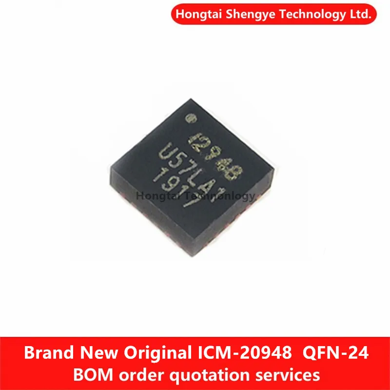 New Original ICM-20948 QFN-24 9-Axis Motion Sensor 3-Axis Gyro Accelerometer Compass