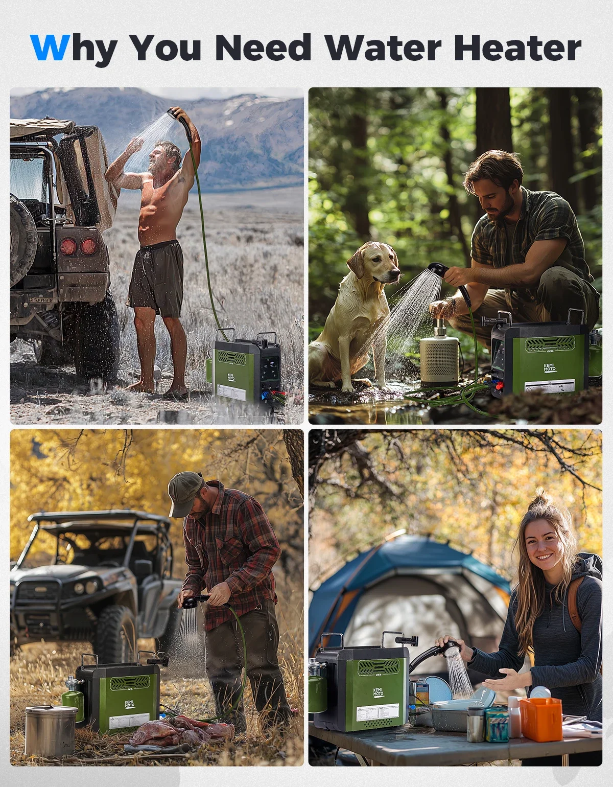 UTV 3s Instant Hot 20.000 BTU  - Outdoor Camping Hot Water Shower recensie en prijs