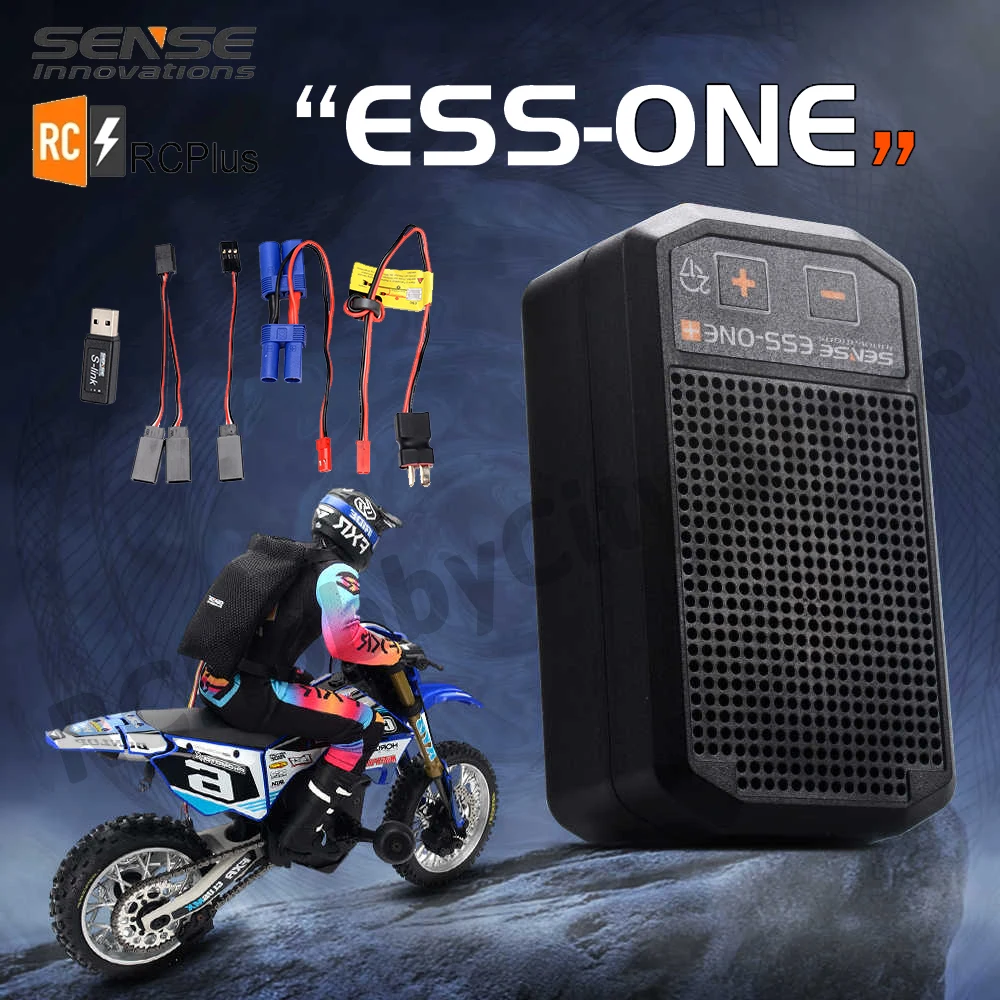 SENSE ESS-ONE Plus piezas RC llegadas sonido Simulato para RC modelo coche Crawler Dirft accesorios de modificación de motocicleta de carreras