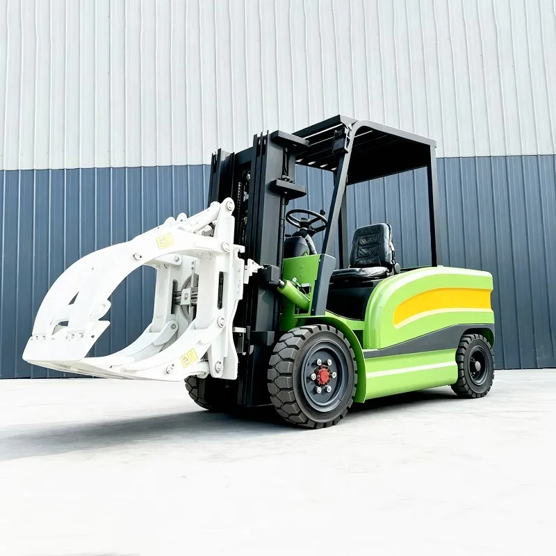 Electric Forklift Truck 2-3 Ton Capacity Lithium Ion Battery 4WD Solid Tires CPD30 Model Warehouse Lifting Equipment