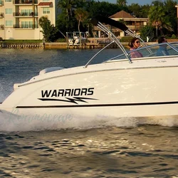 Custom Ship Name Stickers for Boat Body Decal Styling Engine Hood Decor Marlin Fishing Sticker Decoration for Boat Yacht Z506