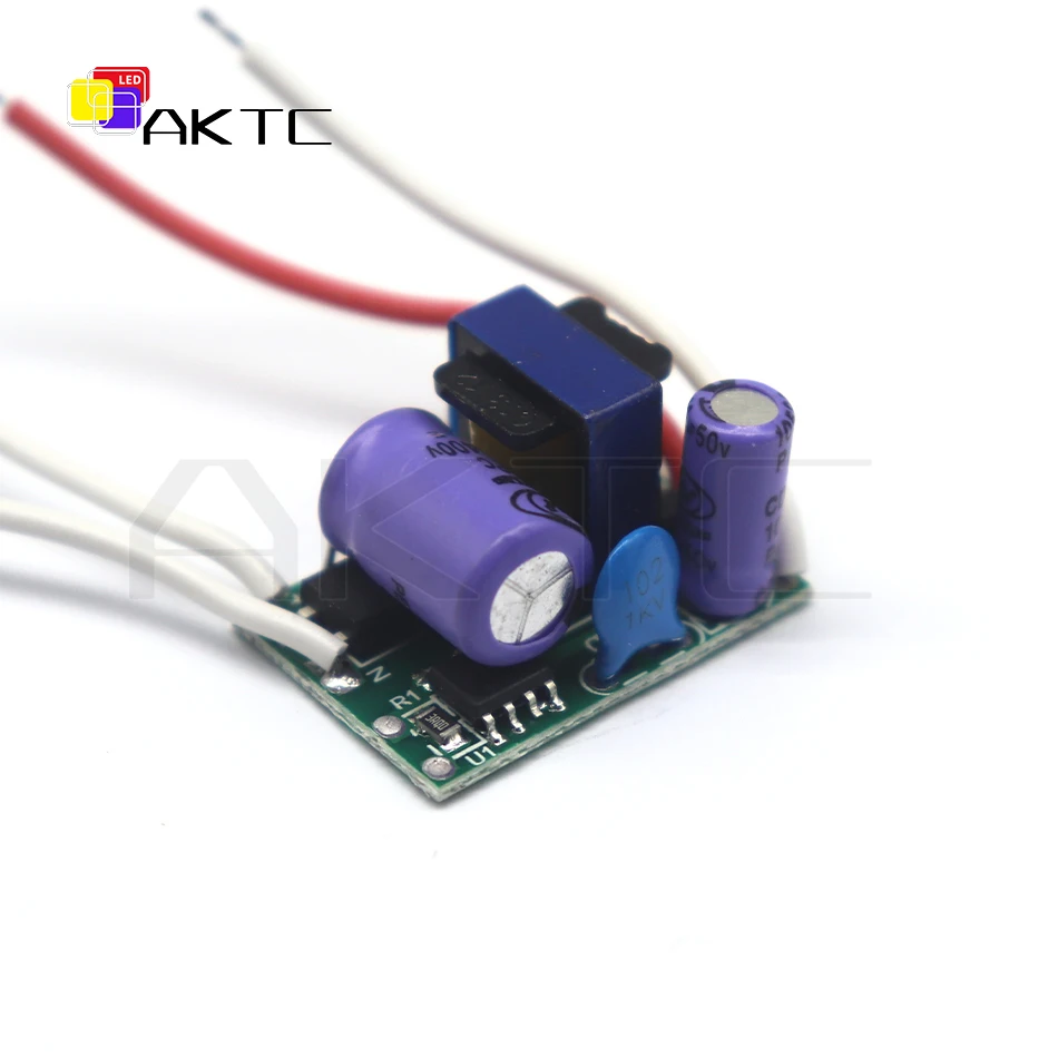 1-3W LED Lamp Driver Light Transformer Input AC 85-265V Power Supply Adapter 240mA-260mA Current for LED Spot light Bulb Chip