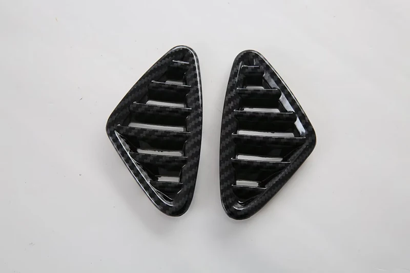 غطاء منفذ فتحة تهوية بنمط ألياف الكربون ، زخارف لوحة القيادة ، إطار الحافة ، مناسب لمرسيدس بنز E-Class E200 ، من من من من من من من ألياف الكربون