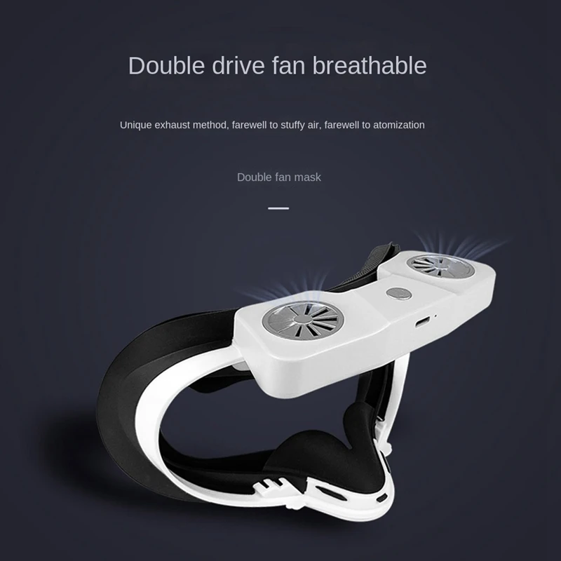 Cooling Fan Air Circulation Plastic Facial Interface Relieve Lens Fogging For Oculus Quest 2 Accessories