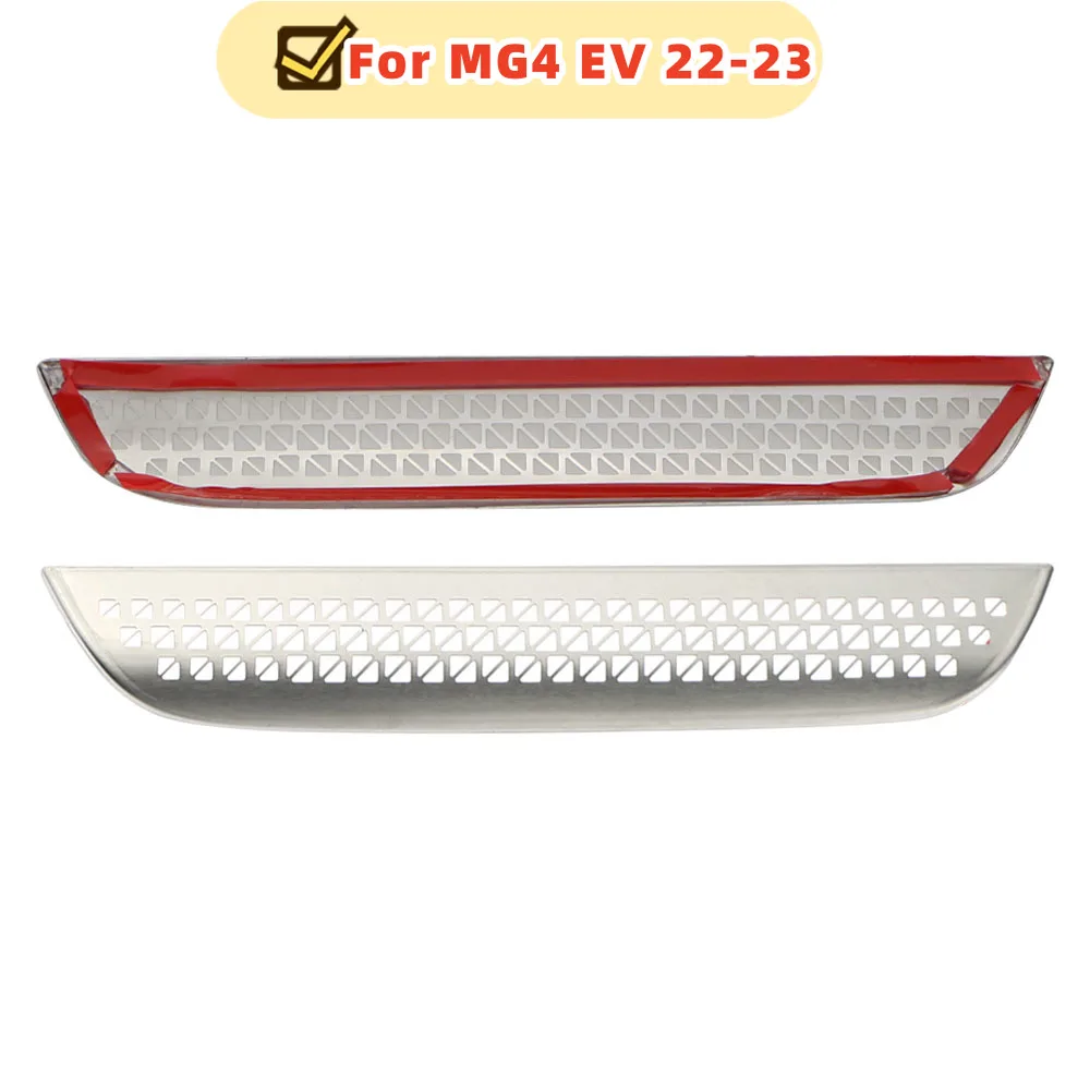 For MG 4 MG4 EV Mulan 2022 2023 2024 Car Horn Cover Under Steering Wheel Speaker Loud Column Dust Trim Stainless Steel Acc.