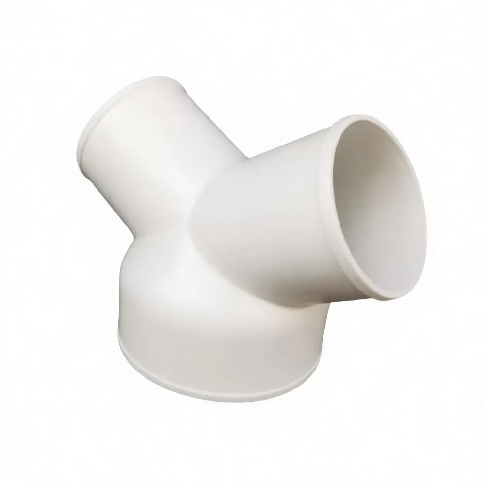 Air Ducting Connector T Shape Y Type Hose Fitting 100mm 150mm Reducer Exhaust Ventilation System Airflow Joint Adapter
