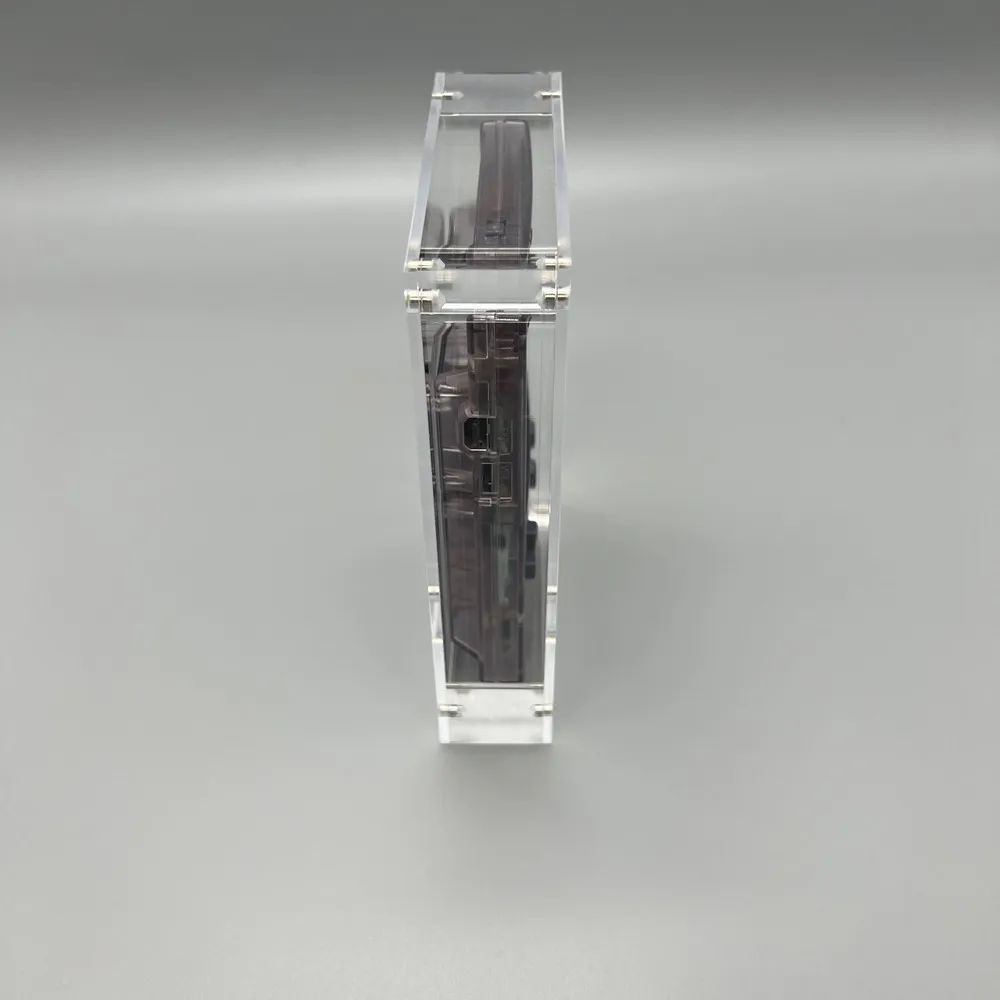 صندوق أكريليك مغناطيسي للتخزين الشفاف لغطاء وحدة التحكم في الألعاب GBP صندوق عرض حامل ملحقات الألعاب