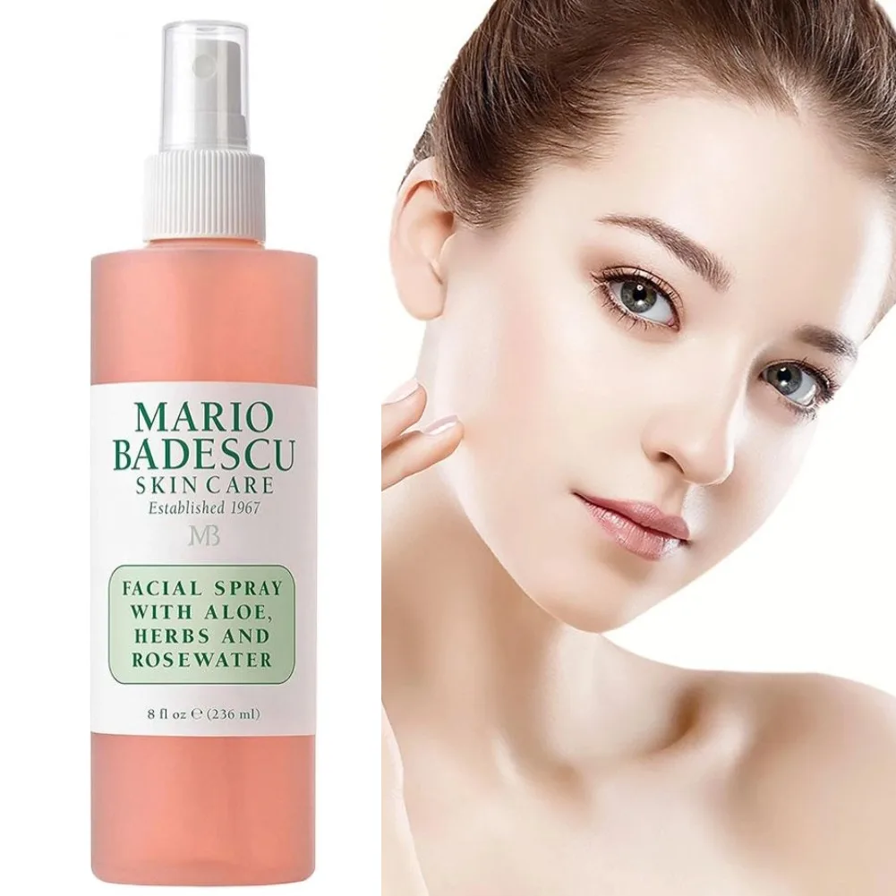 ماريو بادسكو تونر للوجه البشرة الحساسة مهدئا العناية متوهجة الحبر ترطيب ترطيب الألوة الأعشاب مياه الورد العناية بالبشرة