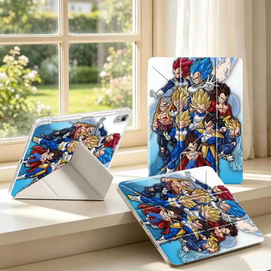 With Pen Slot Cover Tablet Case For Samsung Galaxy Tab S7 FE S10 Lite A8 S9 Plus A11 A9 Plus S8 Dragon Ball Z