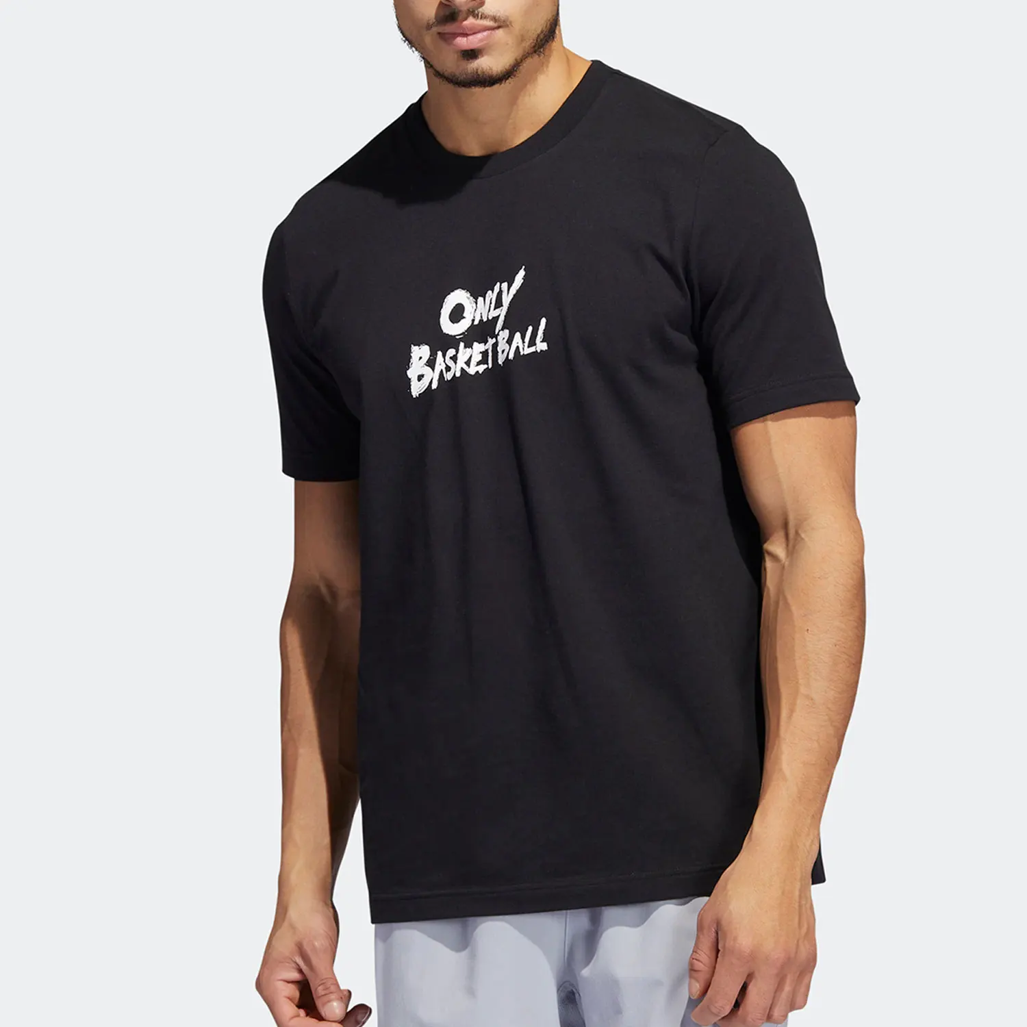 

Мужская дышащая тренировочная футболка Adidas Originals New Season с круглым вырезом и короткими рукавами HS6615