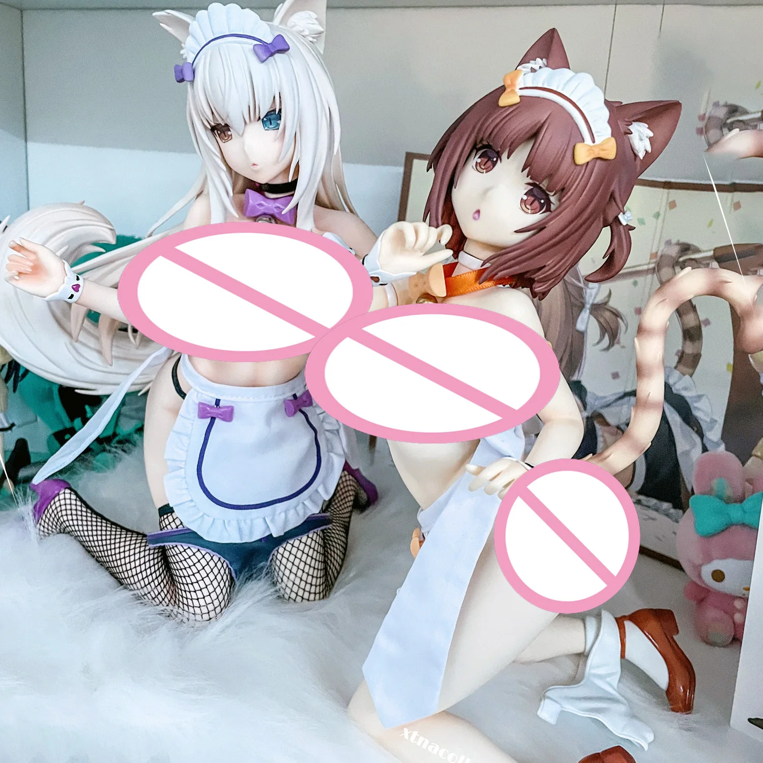 

NSFW 1/4 Nekopara Coconut Azuki Sexy Nude Anime Game Girl PVC Action Hentai Figure Adult Collection Model Toys Doll Gifts