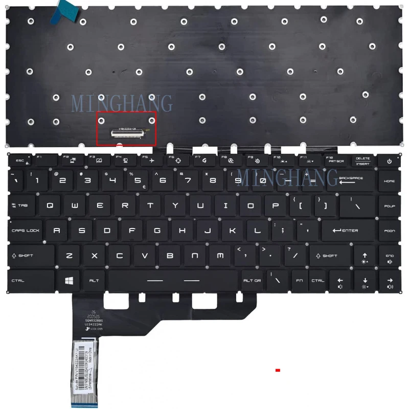 

M New for MSI Vector GP66 12UH 12UGS MS-1542 GP66 Leopard 10UH 11UH 11UG 11UE Keyboard