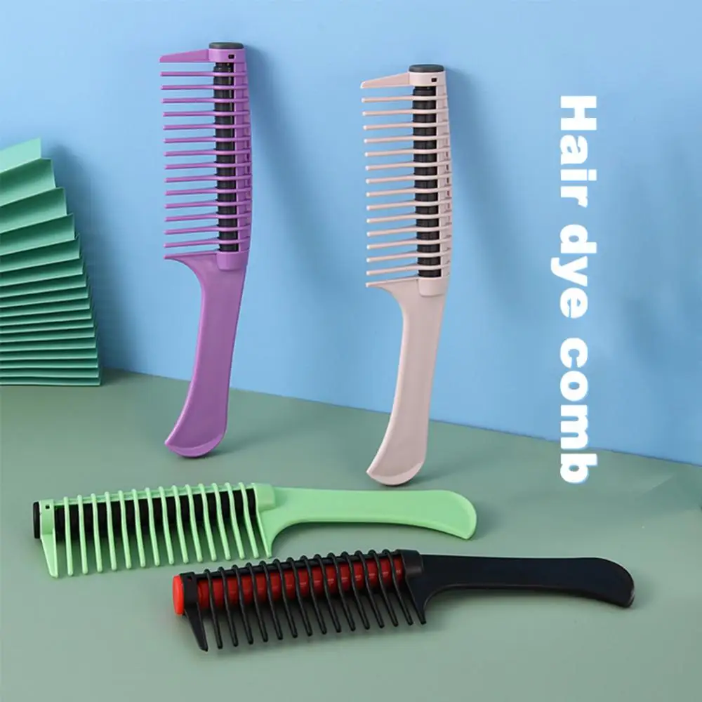 Hair Dyeing Comb Tools Hairdressing Comb Hair Coloring Brush Hair Dye Barber Salon Brush Professional Detangling Roller Comb