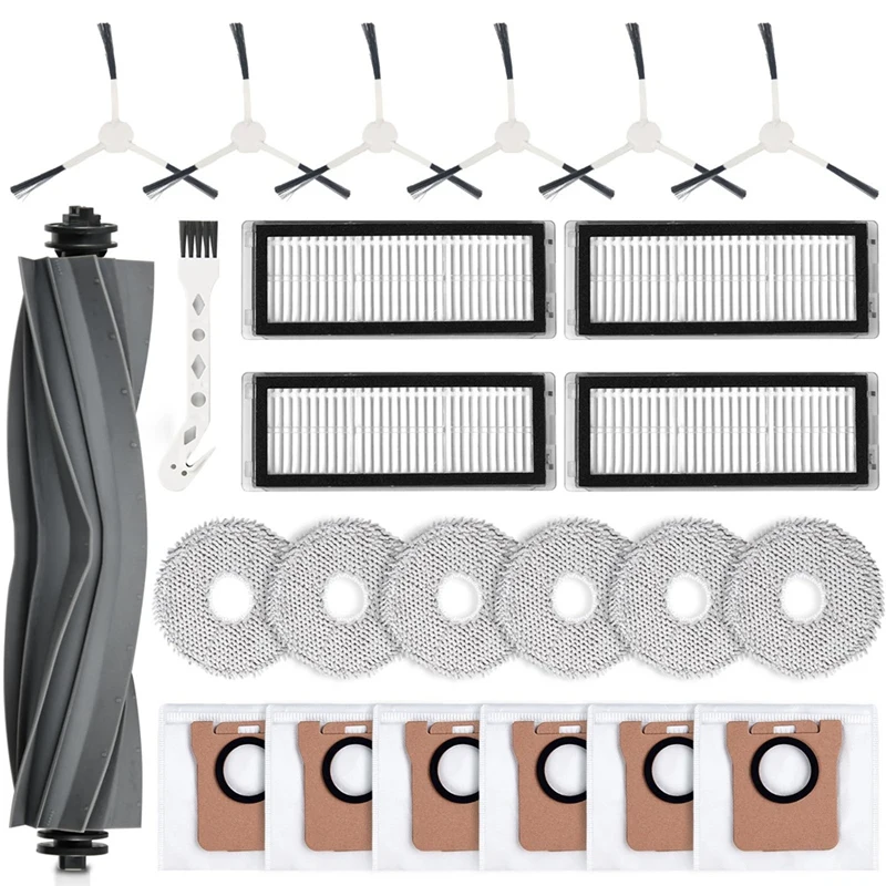 

Accessories Kit For Dreame L20/L30 Ultra Robot Vacuum Replacement Parts Including Main Brush HEPA Filters Sidebrushes