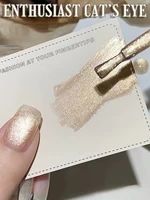 1-24 Uds ZH Primavera Verano uñas rojo champán oro ojo de gato Gel esmalte de uñas arte versátil Popular blanqueamiento suministros de uñas