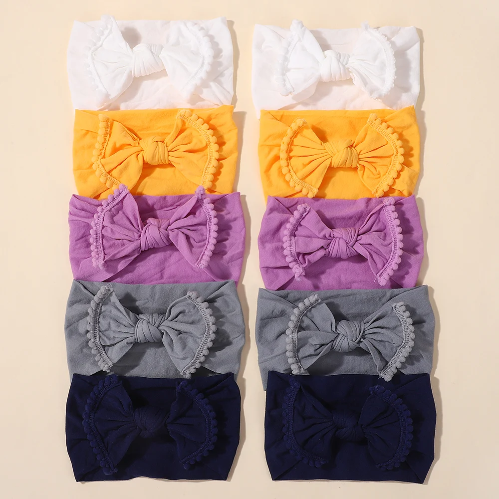 

10 шт., комплект детских повязок на голову, аксессуары для волос с бантом для девочек, повязка для новорожденных, одежда для малышей, реквизит для фотосессии с заячьими ушками