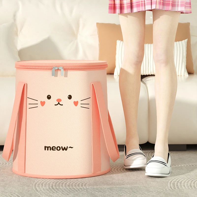 여행 접이식 발 버킷 휴대용 두꺼운 알루미늄 호일 발 가방 가정용 물통 다기능 발 세척 버킷