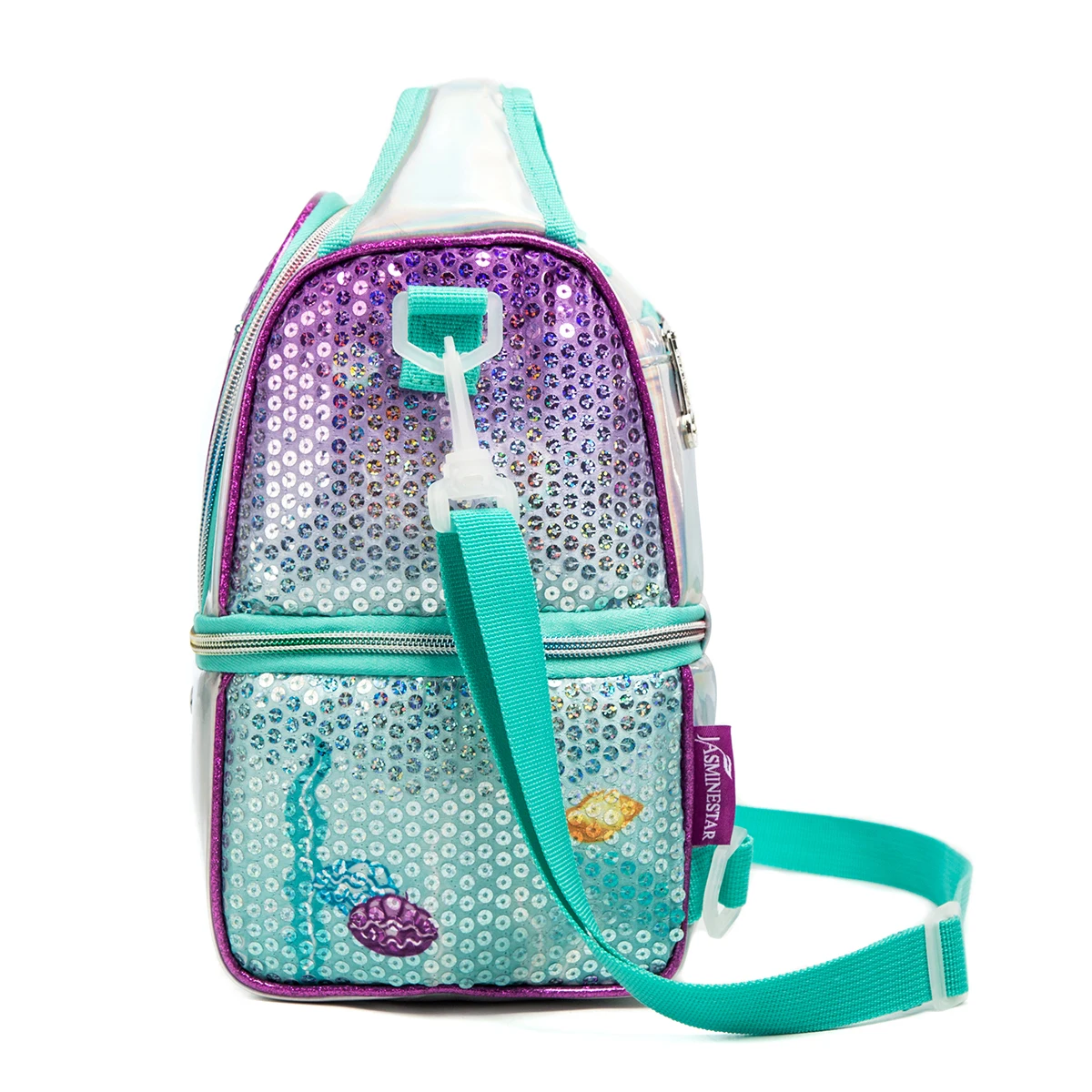 Mermaid Lunch Box for Girls 5-12 Bento Box for Kids with Ice Pack Lunch Box with Stainless Steel Water Bottle