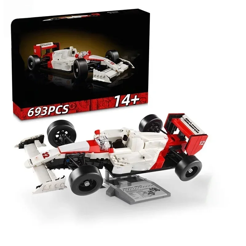 

2025NEW 10330 Super Racing Car Mp4 F1 Classic Sports Car Model Ornament 693Pcs Christmas Brick Children's Educational Toys Gifts