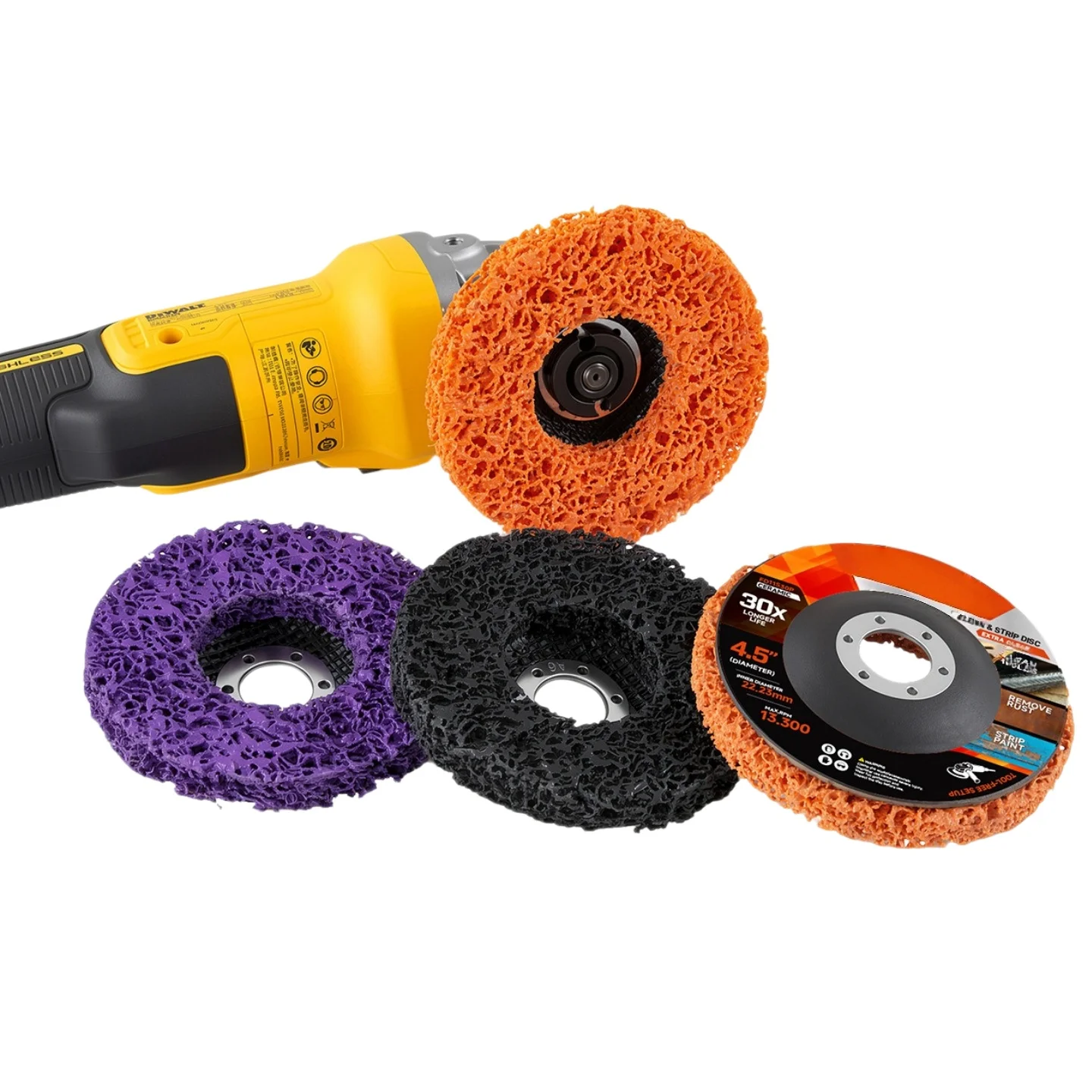 4.5 Inch Paint Rust Remover Disc 115mm Silicon Carbide Stripping Wheel for Angle Grinder Metal Surface Preparation