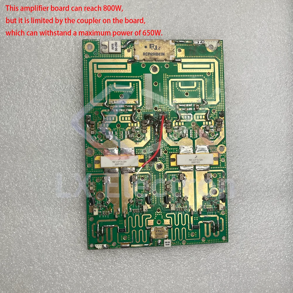 1pcs 500W High-Power RF Amplifier Board (MRF6VP3450H), 400-900MHz,36-50V, 5-25W Input, Tested PCB, Working Properly