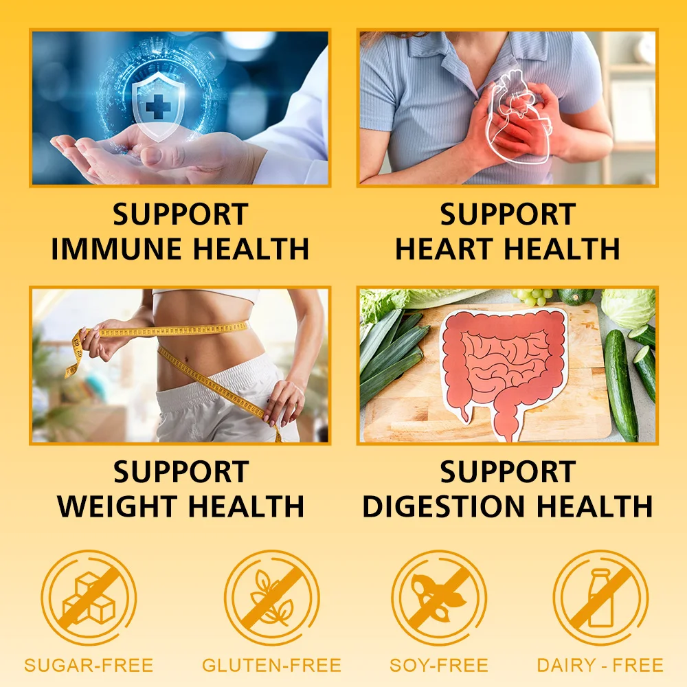 Berberine & Ceylon Cinnamon Capsules, Support Cardiovascular, Gastrointestinal & Liver Health, Boost Immunity & Antioxidant