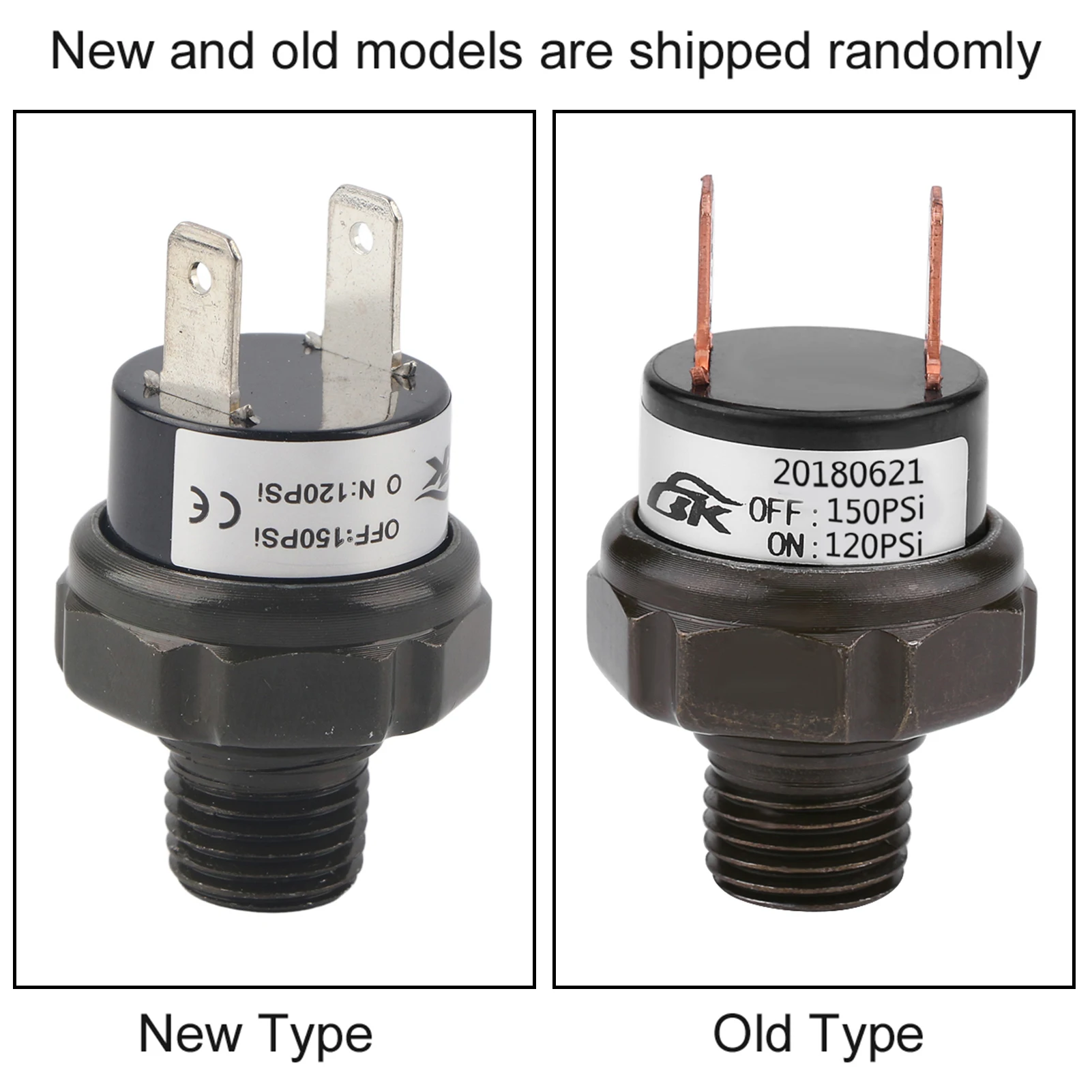 12V Universal Car Automatic Air Compressor Switch Air Pressure Control Switch Air Compressor Pressure Switch Air Pressure Switch