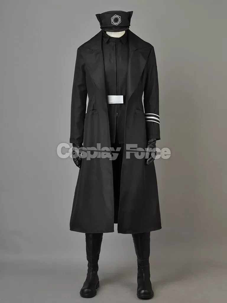 

The Last Jedi First Order Armitage Hux Cosplay Costume with Hat no shoes