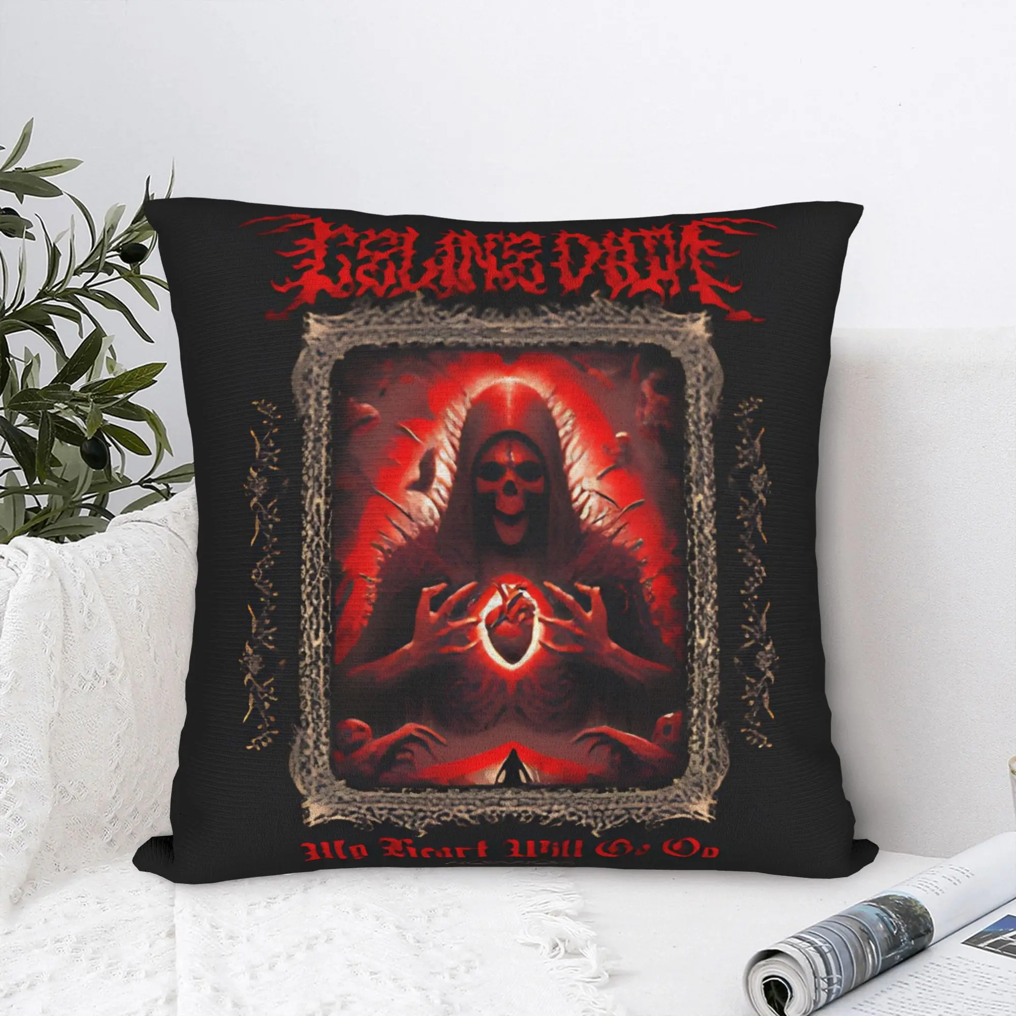 C-Celineds Dion Metal Pillow Case  Comfy Pillow Cover Funny Pillowcases For Couch Sofa Bedroom