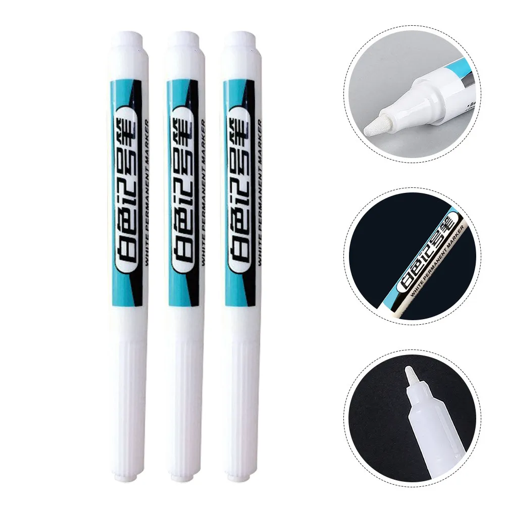 

10Pcs Versatile Mini Marking Pen for Badge Deep Hole Painting Construction Carpentry Art Office Use Clear Visible Ink