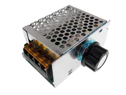 4000W 220V AC SCR Voltage Regulator Dimmer Electric Motor Speed Controller Electronic Volt Regulator Dimmer Thermostat